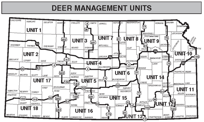 Kansas Deer Zones